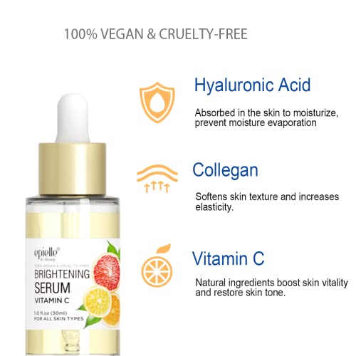 epielle Hydrating Hyaluronic Acid Serum epielle Vitamin C Serum For