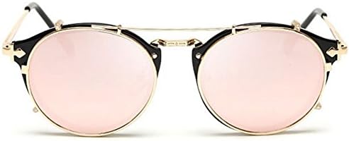 GUGGE Womens Full Frame Metal Fashion Cool Fashion Sunglasses(C3)