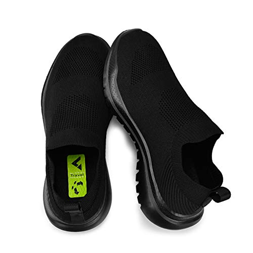 womens black non slip tennis shoes