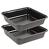 MGE – Vierkante Ovenvorm – Koolstofstaal – Anti-Aanbak – 25 x 25 cm – Set van 2