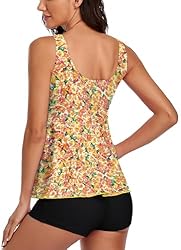 Omichic Modest Tankini Swimsuits for Women Two