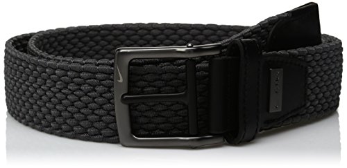 Nike Men's Nike Men's Stretch Woven Belt, dark grey, 38