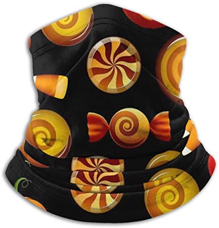 トリックオアトリートハロウィーン Candy 男女兼用 ネックスカーフ フェイスベール フェイスガード ネックガード ネックウォーマー バンダナ 防風 防寒 フェイスカバー 紫外線 柔らかい 暖かい Tarunniketanpublicschool Com