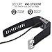 Fitbit Surge Charger, MoKo Replacement USB Data Sync Charger Charging Cable Cord for Fitbit Surgee Fitness Smartwatch, BLACK