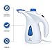Deneve Garment Steamer, Handheld Clothes Fabric Steam Iron Cleaning for Travel or Home, Includes Clothing Hook & Brush Accessories, Portable and Quick Heating