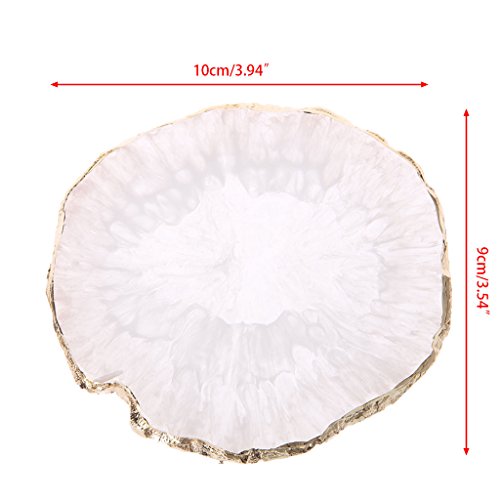 Hukai Resin Nail Art Painting Gel Polish Mix Palette Fashion Golden Edge Manicure Tool