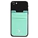 Phone Wallet Stick on, RFID Blocking Phone Card Holder for Back of Phone Stick On Sticky Adhesive Attachment iPhone Wallet & iPhone Credit Card Holder (RFID Mint)
