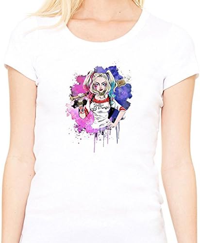 Harley Quinn rz for Large White women T shirt
