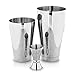 Mixology Bartender Cocktail Shaker Set - 15 & 30 oz Stainless Steel Cocktail Bar Set Mix Drink Shaker Kit - Essentials Martini Making Kit Drink Mixing Starter Set - NutriChef NCCS15PC.7