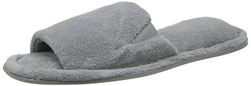 Dearfoams Women's Scuff Slipper,Shale,Large/9-10 M US