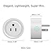 WiFi Smart Plug Compatible with Amazon Alexa and Google Assistant, Smart Plug Mini Wi-Fi Enabled, Remote Control your Devices from Anywhere by GinCuky,No Hub Required,ETL& FCC certification