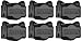 Hug-A-Plug Dual Outlet Wall Adapter, 6 Pack Black DG1.B.6.48-BK