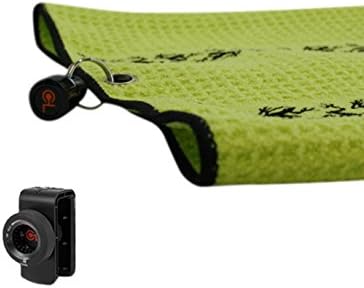Frogger Golf Microfiber Waffle TRAX Towel with Bag Latch-It