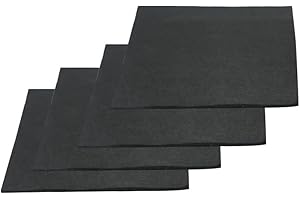 SAMLEE 4-Pack 20" x 20" Carbon Felt Welding Blankets - Heat Resistant up to 1800°F - Fireproof Mat for Glass Blowing, Camp Stove, Grill - Fire Resistant Pad - Carbon Fiber Blanket