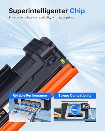 GPC Image 142A Toner with Chip Compatible for HP Laserjet M140w for HP 142A W1420A 142X W1420X for Laserjet Pro M110w M110 M139 M139w (1 Black) | With chip, yield up to 950 pages, high-quality toner powder, smudge-free, clear print image, easy replacement.