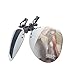 Duco Polarized Clip-on Sunglasses Flip-up Eyewear- Aviator Style Glasses - Polarized Lens for Men and Women 3603 (Mirror Lens)