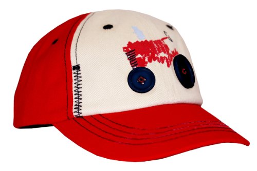 Case IH Two Tone Toddler Hat With Button Wheels