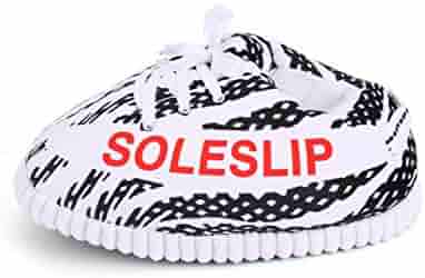 sneaker plush slippers