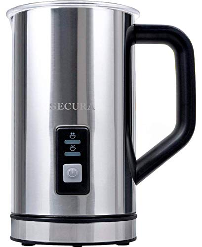 Click Here to See More Images Secura Automatic Electric Milk Frother and Warmer (250ml)