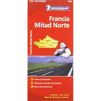 Mapa National Francia Norte (Mapas National Michelin)