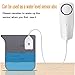 Smart Water Leak Alarm Detector WiFi Flood Sensor with Buzzer IFTTT Enable Device Phone APP Ring Email Alert, Wireless Water Sensing Defense Basement Watchdog Rechargeable Battery Included