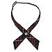 French Toast Adjustable Plaid Cross Tie Girls