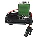 DunGu Blower Motor Resistor and Wire Harness Kit - Part#s RU60 89019101 15862656 - For Chevy Impala Monte Carlo Pontiac Montana Trans Sport Buick Century Regal With Manual Air Conditioning