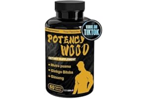 MAPUG Potency Wood Ginseng Ashwagandha Gingko Tribulus, Herbal Supplements 60 Capsules, Adaptogen Energy Stamina Immune Antioxidants Gut Health, Energy, Focus Supplement - 60 Capsules (1pcs)