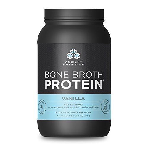 Ancient Nutrition Bone Broth Protein Powder Vanilla Flavor 40 