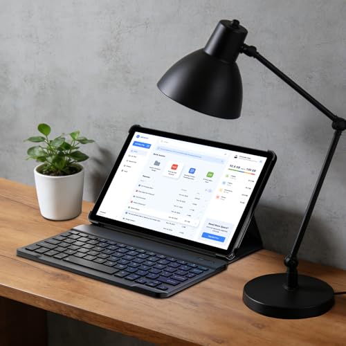 BIRDCLAW P11 Pro Tablet 11 Pollici, Gemini AI Tablet Android 16, 48GB RAM+128GB ROM/2TB TF, 8800mAh/18W, Octa-Core T7250, 90Hz, 13MP+5MP, GPS/FM/Face ID, Tablets con Tastiera e Penna, Nero