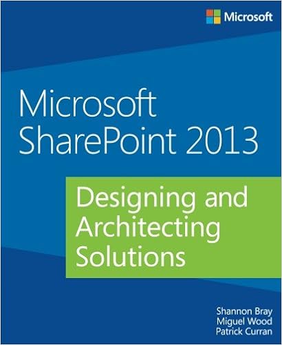 Microsoft SharePoint 2013 Designing and Architecting Solutions Microsoft SharePoint 2013 Designing and Architecting Solutions