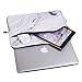 Cosmos® Neoprene Protective Laptop Notebook Sleeve Case Bag for Old MacBook Pro 13''/ MacBook Air 13''/ Old MacBook Pro Retina Display 13'', White Marble Pattern