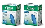 Curad Woven Blue Detectable Bandage, 100-Count (Pack of 2)