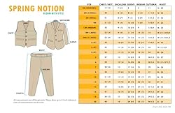 Spring Notion Boys' Formal Dress Suit Set 4T Black
