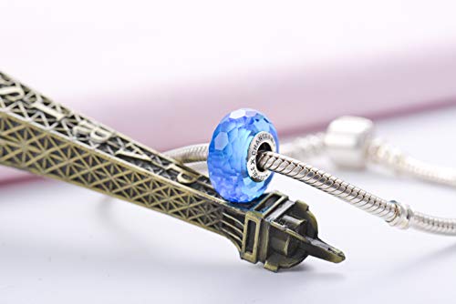 4 Changeable+Murano+Charms+Sterling+Birthday