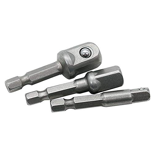 Gmgod❤️❤️Hex Shank Drive Power Drill Bit Wrench Sleeve Extension Socket Driver Adapter Gold