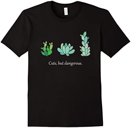 Men's Cute Cactus 2XL Black