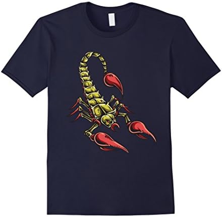 Mens Green Scorpion T-Shirt XL Navy