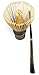 Purple Bamboo Matcha Green Tea Whisk Chasen 100-Prong with Chashaku Scoop for Japanese Tea Ceremony and Everyday Use