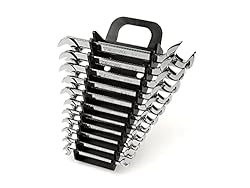 TEKTON Angle Head Open End Wrench Set with