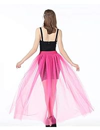 BEAUTELICATE Falda de tutú Overskirt para novia, tren desmontable largo para damaes, boda, fiesta, noche