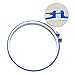 ZesGood 6 Pieces Embroidery Hoops Cross Stitch Hoop Embroidery Circle Set for DIY Art Craft, Plastic, 6 Different Size