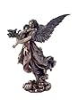 Top Collection 11" Guardian Angel Holding Baby in Cold Cast Bronze - Collectible Angel Figurine of Mother and Baby