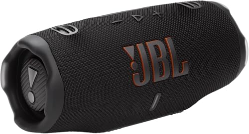 JBL Charge 6, leistungsstarker JBL Pro-Sound mit KI-Sound-Boost, bis zu 28 Stunden Spielzeit, Multi-Lautsprecher-Verbindung von Auracast, wasserdicht,