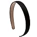 LONEEDY 8 Hard Headbands, 2cm Wide Non-slip Ribbon Hairband for Women (8 Black)