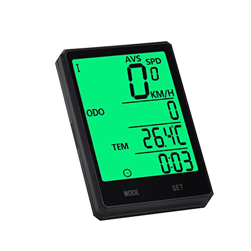image for Coolove Bike Computer Wireless Waterproof Bicycle Cycle Speedometer an