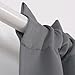 Deconovo Light Grey Blackout Curtains Rod Pocket Curtains Thermal Insulated Curtains for Dining Room 42 W x 84 L Light Grey 1 Panel