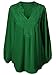 Women Plus Size Chiffon Lace Patchwork Long Sleeve Blouse Top Shirts(2xl-5xl)