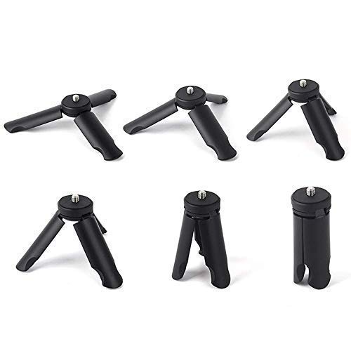 Mini Tripod Stand for Selfie Stick Monopod Stabilizer on Cellphone DSLR Cameras,Portable Folding for Projector, Gimbals Hohem iSteady Mobile/Pro/Multi, ZHIYUN Smooth Q/Smooth 4 Dark Black - Thumbnail 3