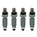 TOHUU 4Pcs 23250-22040 Fuel Flow Injectors For Toyota Chevy Prizm Matrix Corolla 1.8L
